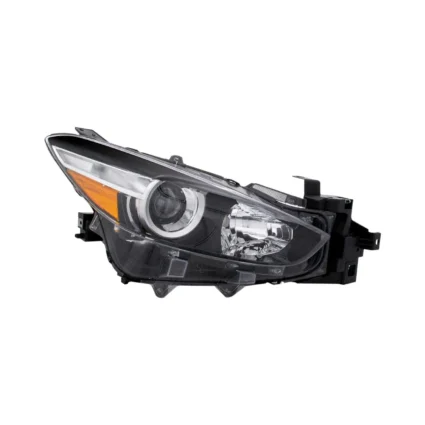 Headlight Assembly Composite Right Halogen Japan Built for Mazda 3 Sedan Hatchback 2017–2018