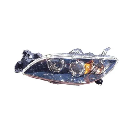 Headlight Lens Housing Left Halogen CAPA for Mazda 3 Sedan 2004–2009