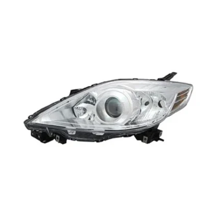 Headlight Lens Housing Left Halogen w/Chrome Bezel for Mazda 5 2008–2010