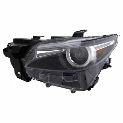 Headlight Lens Housing Left LED w/Adaptive Headlamps for Mazda CX-9 2016–2021