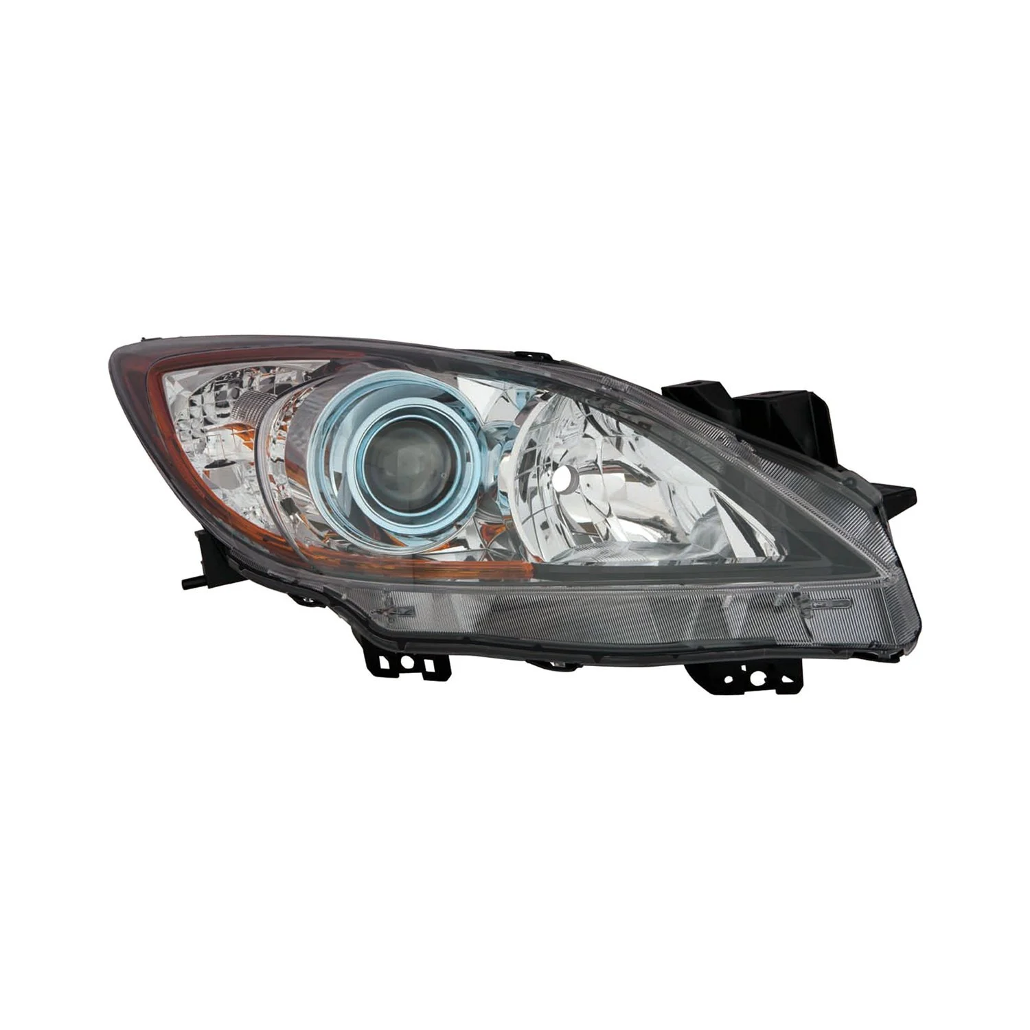 Headlight Lens Housing Right Halogen for Mazda 3 2012–2013