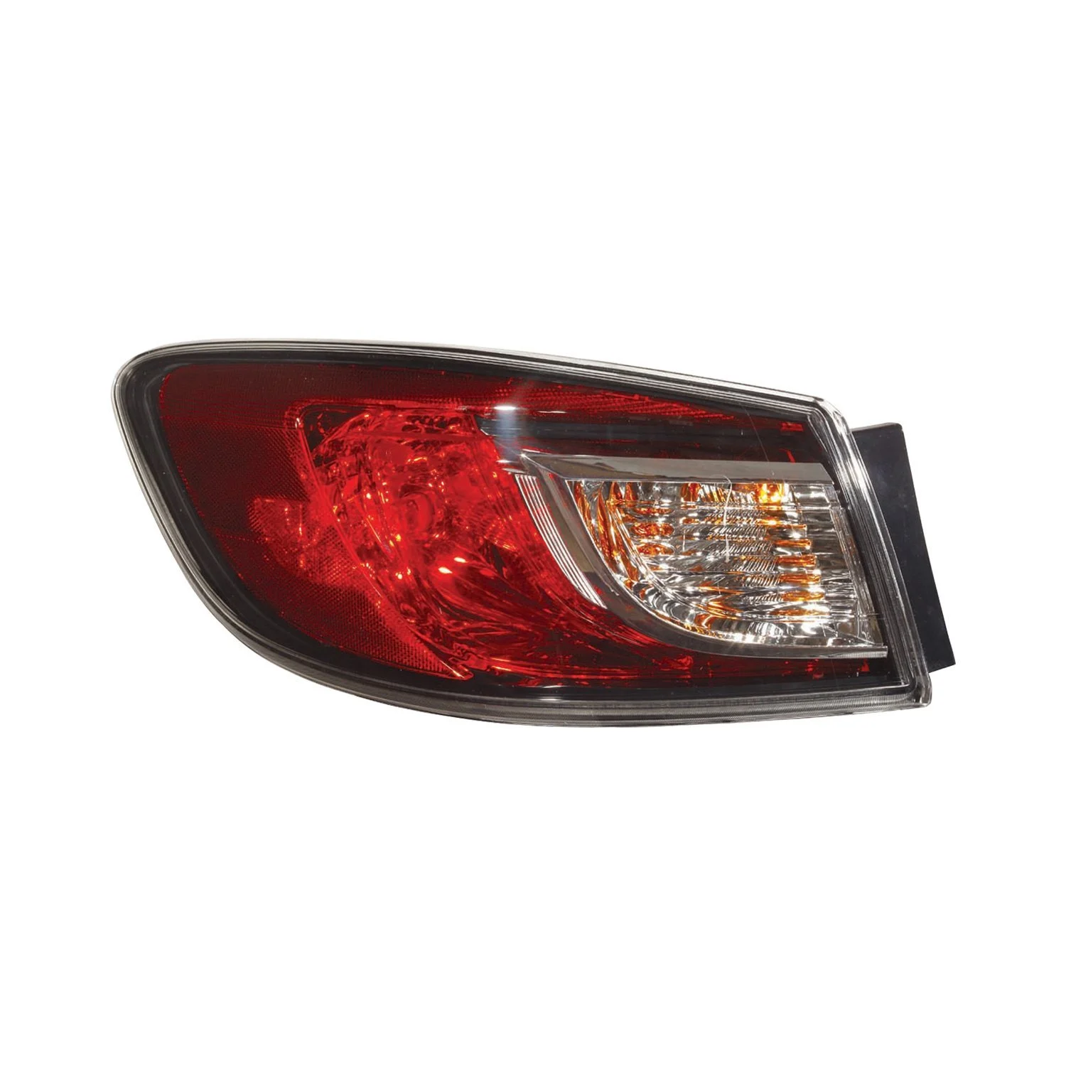 Tail Light Assembly Left Standard Type CAPA for Mazda 3 Sedan 2010–2013