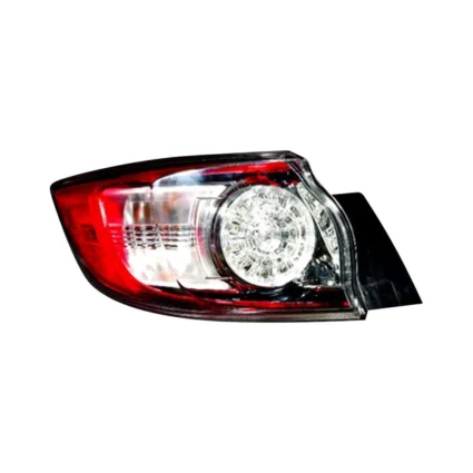 Tail Light Assembly Left LED Type for Mazda 3 Hatchback 2010–2013