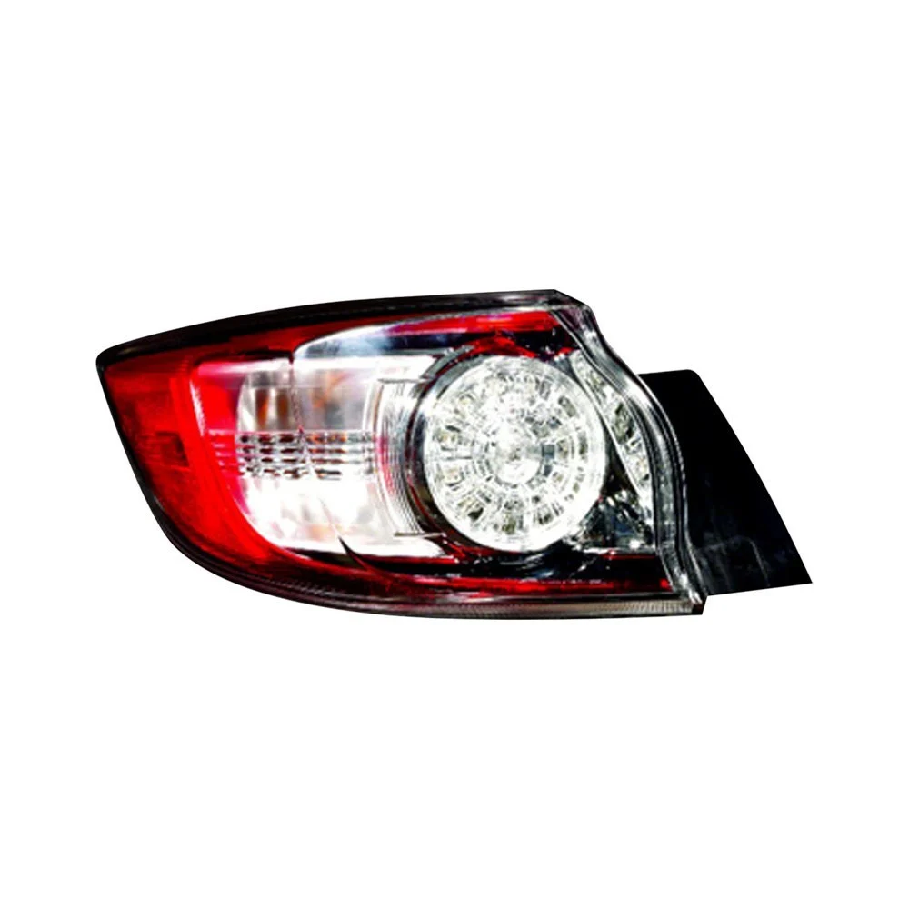 Tail Light Assembly Left LED Type for Mazda 3 Hatchback 2010–2013