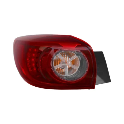 Tail Light Assembly Left Outer LED Type Smoke for Mazda 3 Hatchback 2014–2018