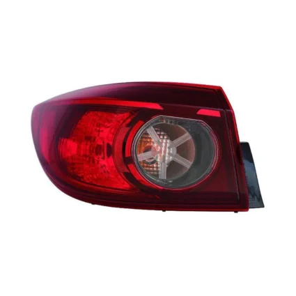 Tail Light Assembly Left Outer Bulb Type Mexico Built for Mazda 3 Sedan 2014–2018
