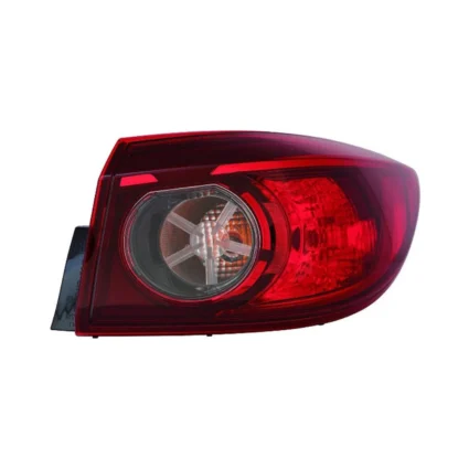 Tail Light Assembly Right Outer Bulb Type Mexico Built for Mazda 3 Sedan 2014–2018