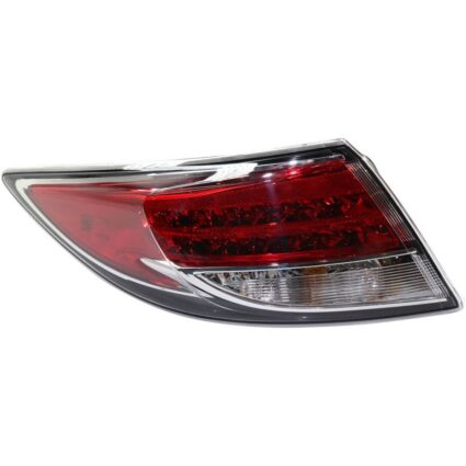 Tail Light Housing Left LED Type Includes Lens for Mazda 6 2009–2013