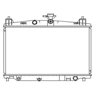 Radiator for Mazda 2 2011–2014