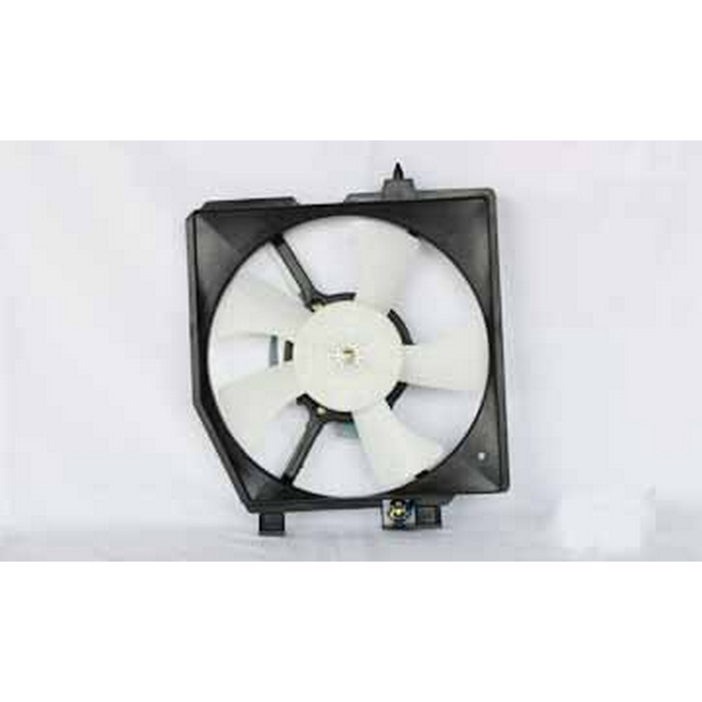 A/C Condenser Fan Assembly Right Includes Motor/Blade/Shroud for Mazda Protege 1999–2000