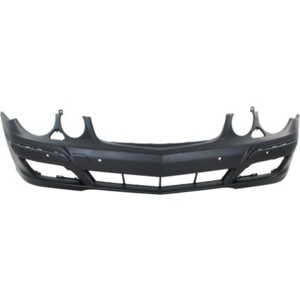 Bumper Cover Front w/Parktronic w/o AMG Styling Pkg w/o Sport Pkg w/Headlamp Washer for Mercedes-Benz E320 E350 E550