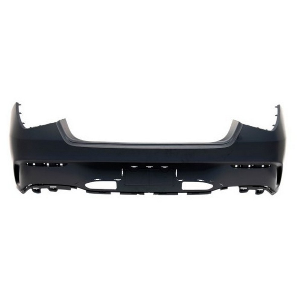 Bumper Cover Rear w/AMG Styling Pkg C118 w/o Active Park Assist Primed for Mercedes-Benz CLA250 CLA35 AMG CLA45 AMG