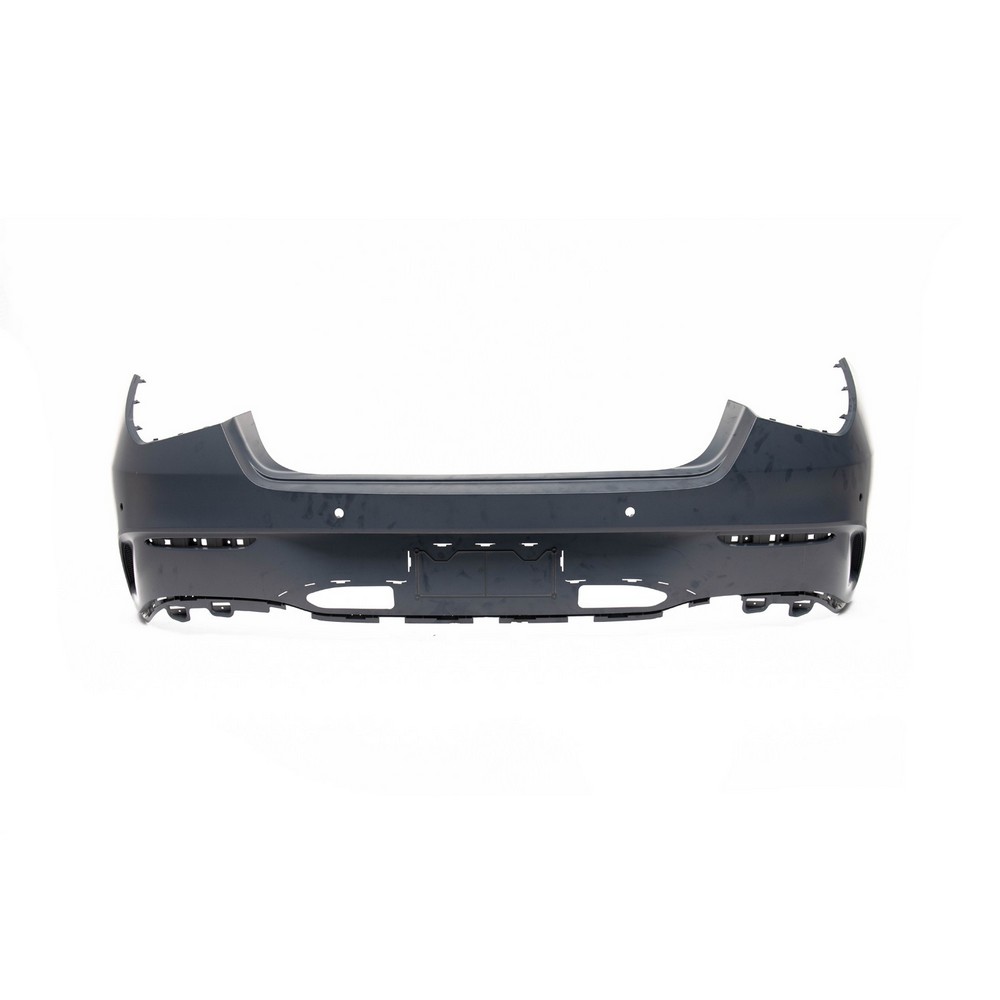 Bumper Cover Rear w/AMG Styling Pkg C118 w/Active Park Assist Primed for Mercedes-Benz CLA250 CLA35 AMG CLA45 AMG