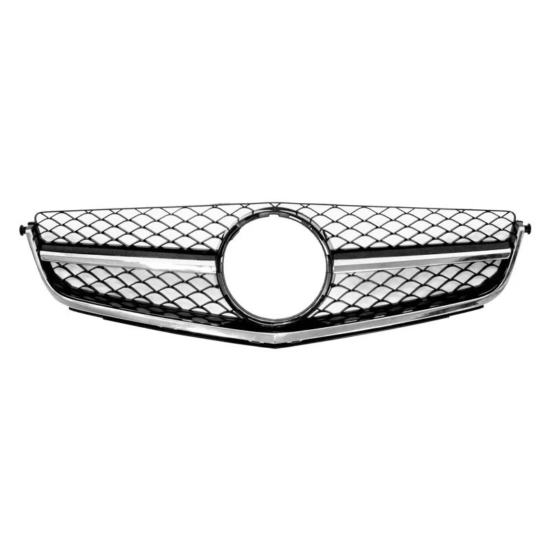 Grille Assembly W204 w/o Distronic Cruise Control w/o Emblem for Mercedes-Benz C63 AMG 2012–2014