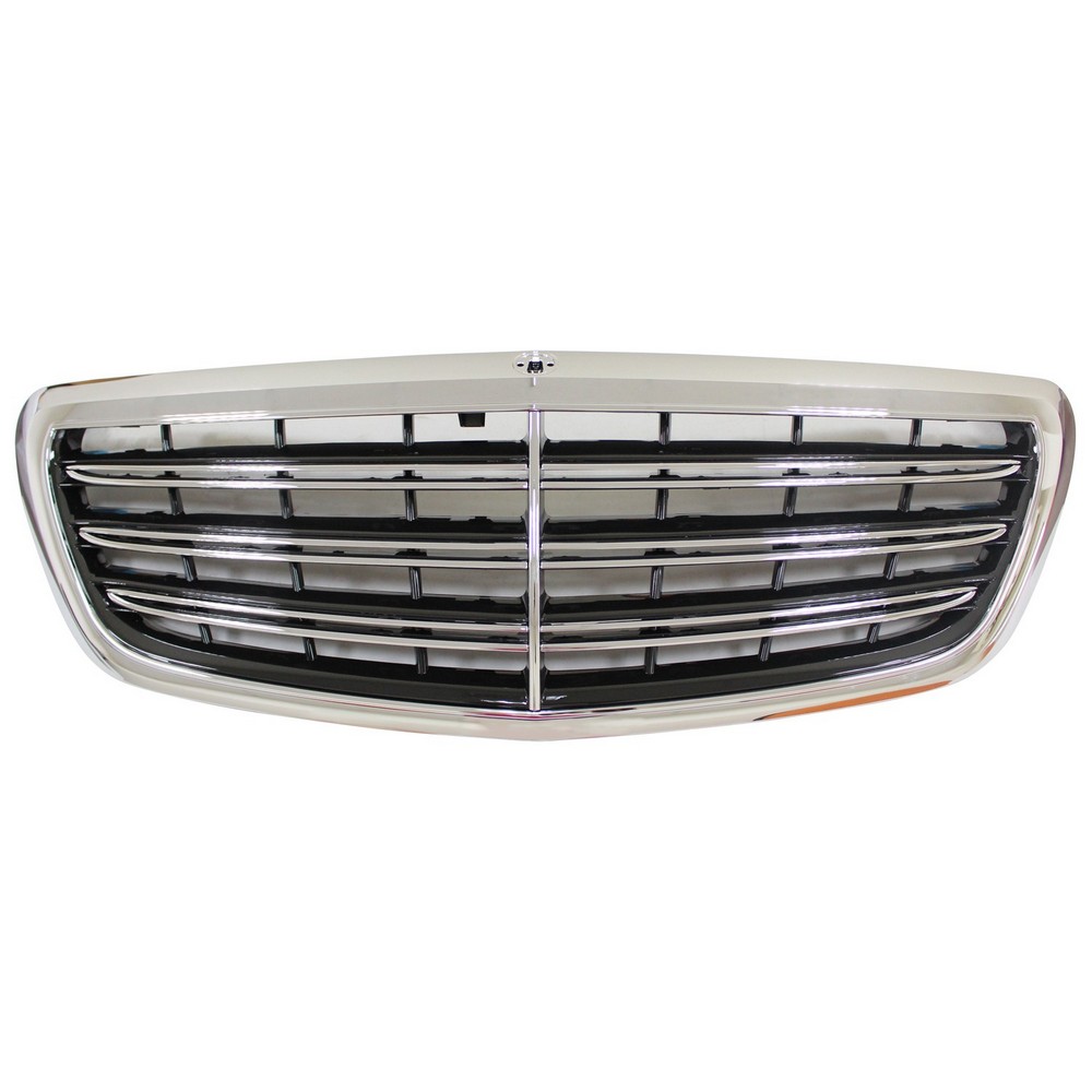 Grille Assembly W222 w/o Dist Cruise Control w/o Surround View w/o Night View for Mercedes-Benz S450 S560