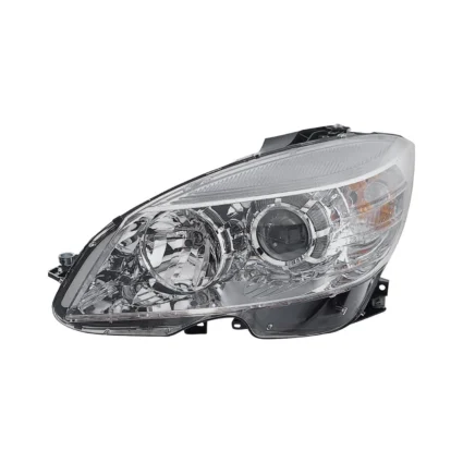 Headlight Assembly Composite Left W204 To 7-9-07 Halogen for Mercedes-Benz C230 C300 C350 C63 AMG