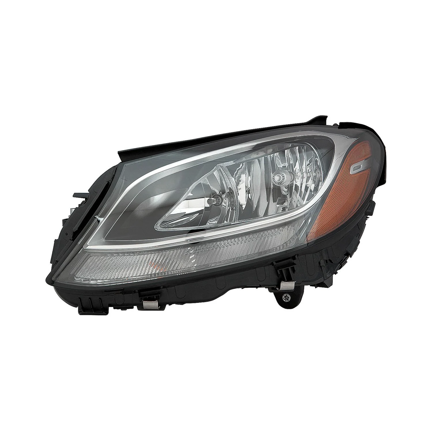 Headlight Assembly Composite Left W205 Halogen CAPA for Mercedes-Benz C300 C400 C63 AMG