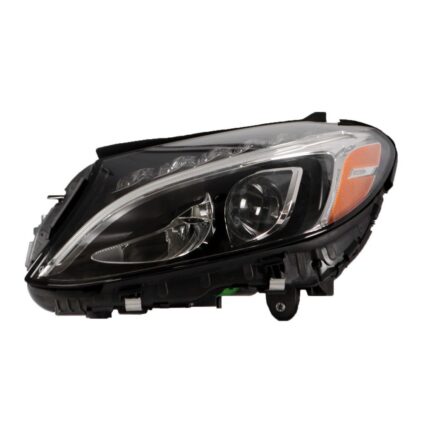 Headlight Assembly Composite Left W205 LED w/o Cornering Lamps for Mercedes-Benz C300 Sedan 2015–2018