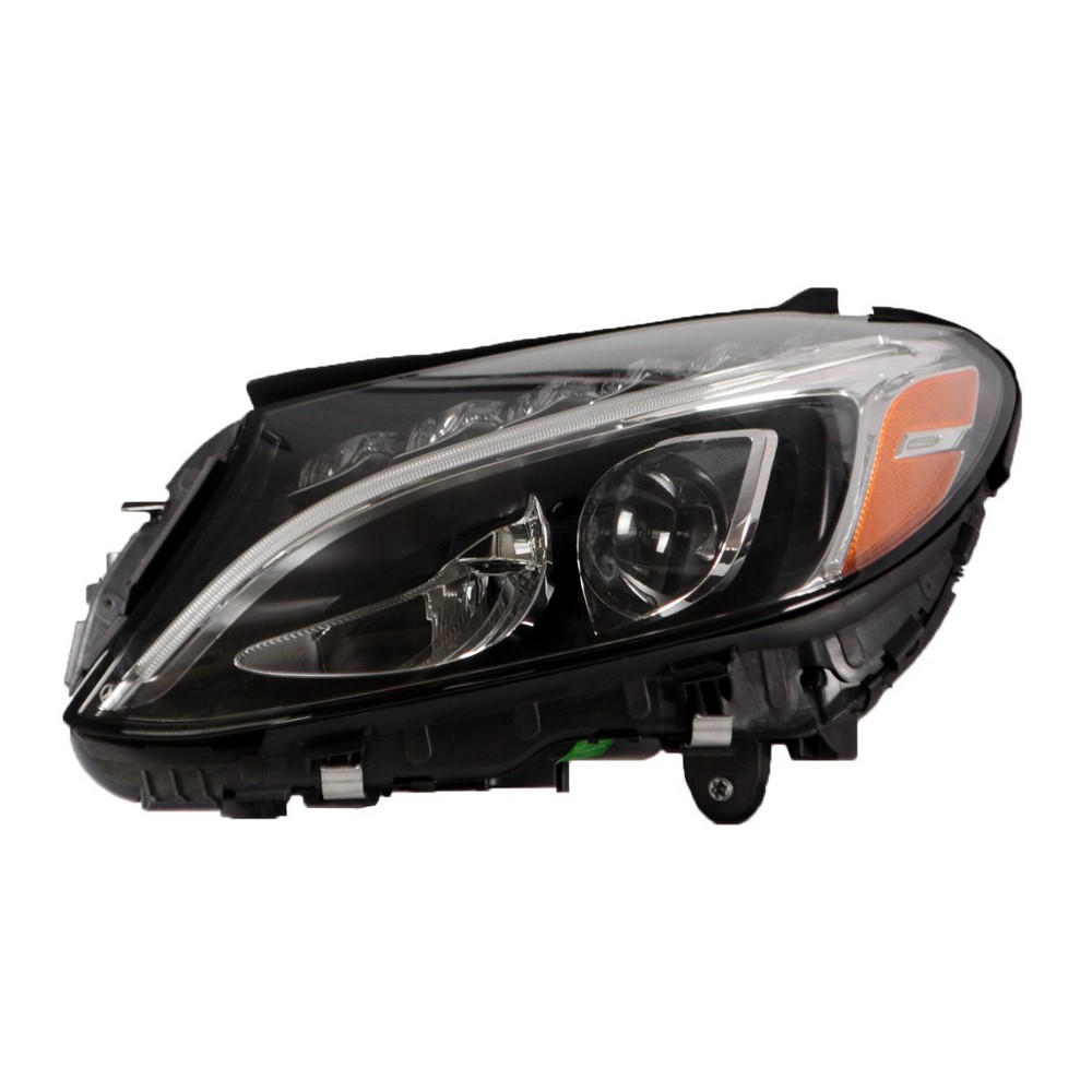 Headlight Assembly Composite Left W205 LED w/o Cornering Lamps for Mercedes-Benz C300 Sedan 2015–2018