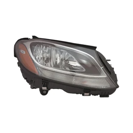 Headlight Assembly Composite Right W205 Halogen CAPA for Mercedes-Benz C300 C400 C63 AMG