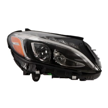 Headlight Assembly Composite Right W205 LED w/o Cornering Lamps for Mercedes-Benz C300 Sedan 2015–2018