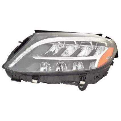 Headlight Lens Housing Left A205/C205 LED w/o Active Lighting for Mercedes-Benz C300 C43 AMG C63 AMG C63 AMG S