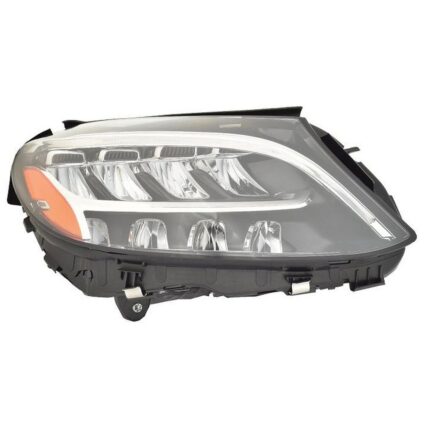 Headlight Lens Housing Right A205/C205 LED w/o Active Lighting for Mercedes-Benz C300 C43 AMG C63 AMG C63 AMG S