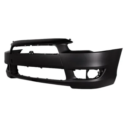 Bumper Cover Front w/o Air Dam Holes Primed CAPA for Mitsubishi Lancer ES DE ES Sportback 2008–2015