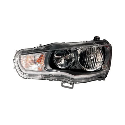Headlight Assembly Composite Left From 11-2-08 Halogen for Mitsubishi Lancer 2009–2017