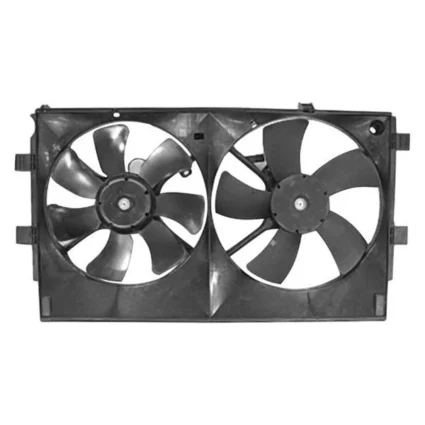 Engine Cooling Fan Assembly Motor/Blade/Shroud Dual Fan Assembly for Mitsubishi Lancer 2008–2017