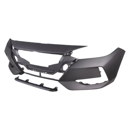 Bumper Cover Front w/o Camera Primed CAPA for Nissan Sentra S SV S Plus 2020–2023