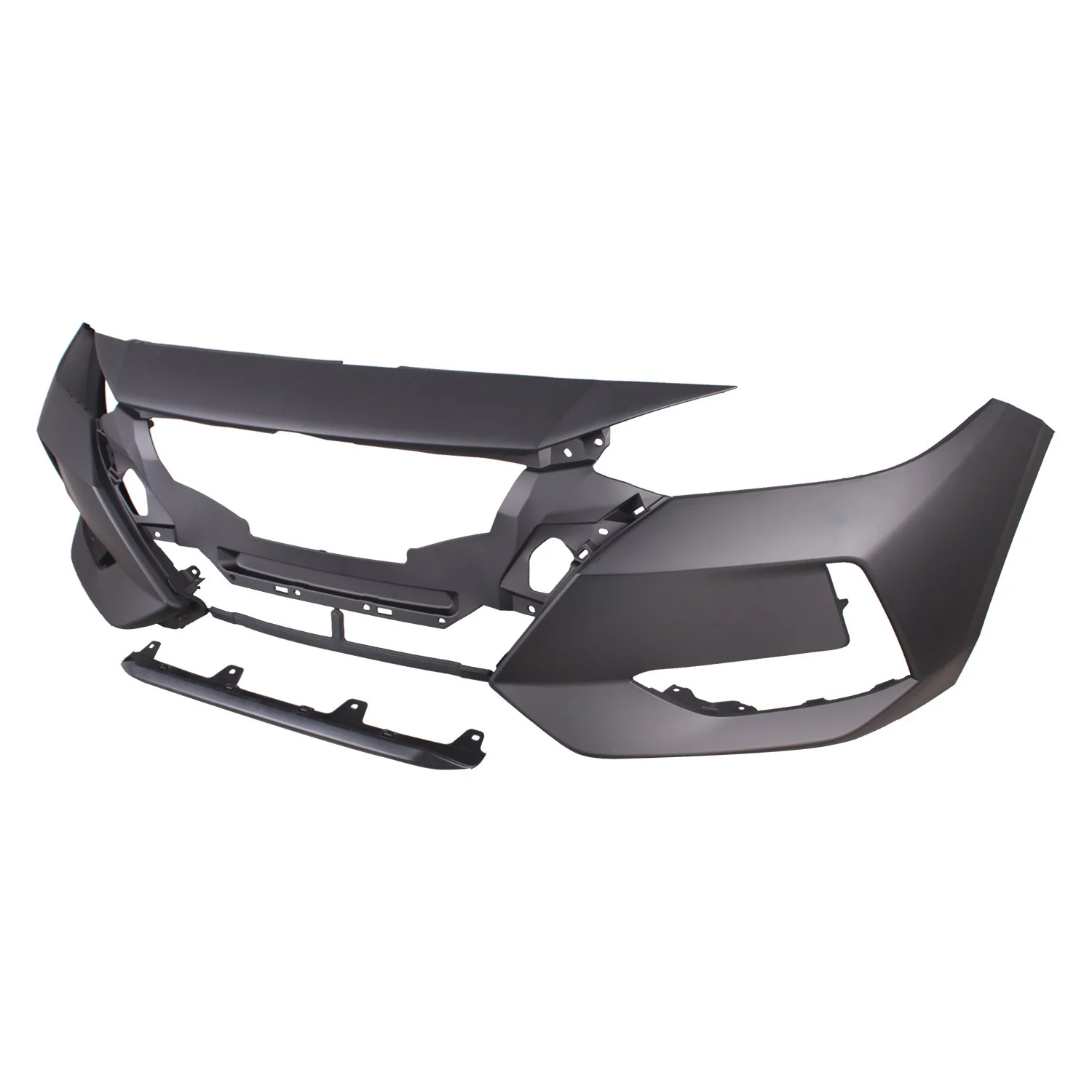 Bumper Cover Front w/o Camera Primed CAPA for Nissan Sentra S SV S Plus 2020–2023