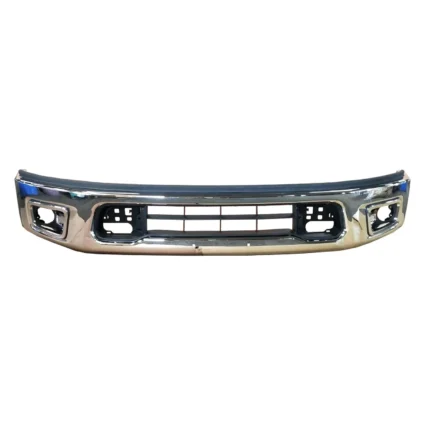 Bumper Face Bar Front w/o Parking Sensors Chrome for Nissan TITAN 2017–2019