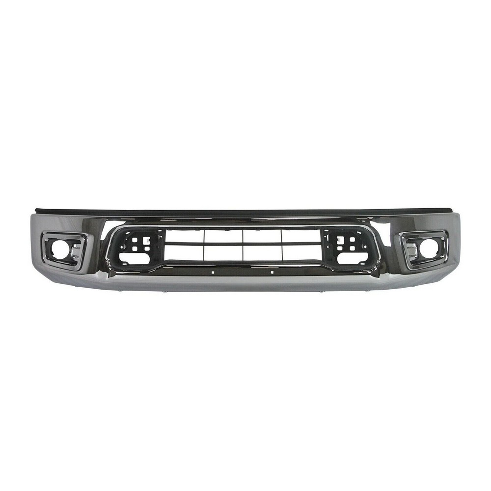 Bumper Face Bar Front w/Parking Sensors Chrome for Nissan TITAN 2018–2019