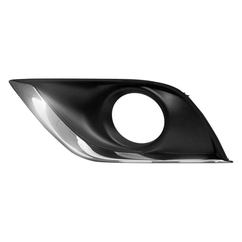 Bumper Insert Front Left Fog Lamp Bezel w/Fog Lamps for Nissan Versa 2015–2018