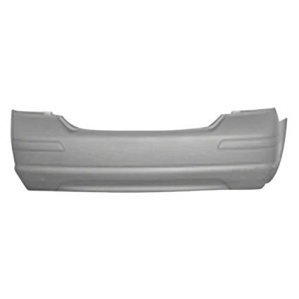 Bumper Cover Rear w/Spoiler Primed CAPA for Nissan Versa Sedan 2008–2010