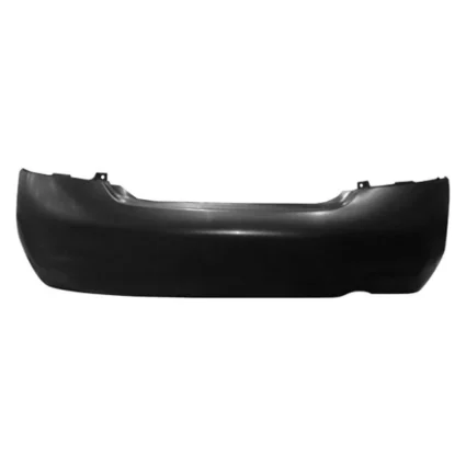 Bumper Cover Rear w/o Park Assist Sensor Holes Primed for Nissan Versa Sedan 2012–2014
