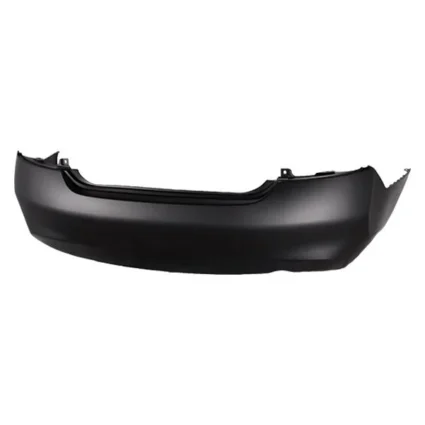 Bumper Cover Rear w/o Park Assist Sensor Holes Primed CAPA for Nissan Versa Sedan 2012–2014