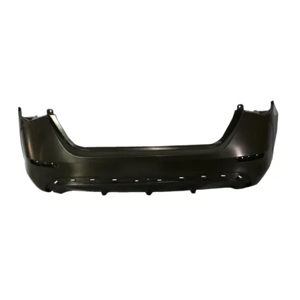 Bumper Cover Rear w/o Parking Sensors Primed CAPA for Nissan Sentra 2020–2021