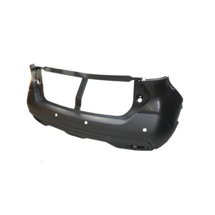 Bumper Cover Rear w/Parking Sensors w/Textured Lower Primed CAPA for Nissan Kicks 2020–2021