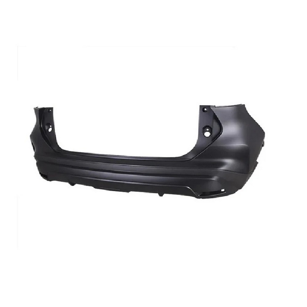 Bumper Cover Rear w/o Parking Sensors Primed CAPA for Nissan Kicks 2021–2024