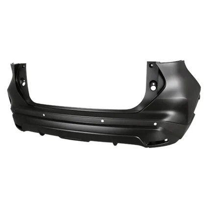 Bumper Cover Rear w/Parking Sensors Primed CAPA for Nissan Kicks 2021–2024