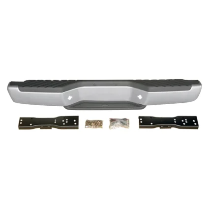Bumper Face Bar Rear Includes Brackets & Pads Black for Nissan Frontier 1998–2004