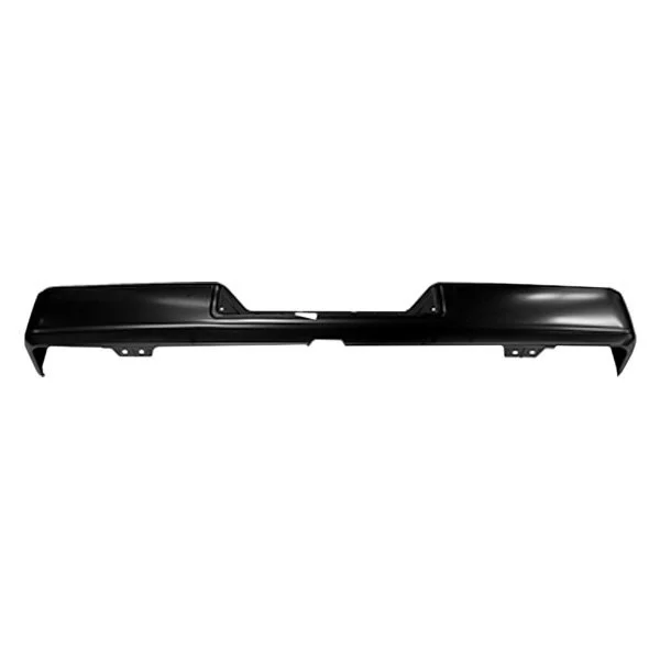 Bumper Face Bar Rear w/o Tow Hitch Black for Nissan TITAN Crew Cab Pickup S 2017–2019