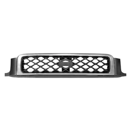 Grille Assembly From 12/98 Bright & Argent & Charcoal w/Chrome Molding for Nissan Pathfinder SE 1999–2001