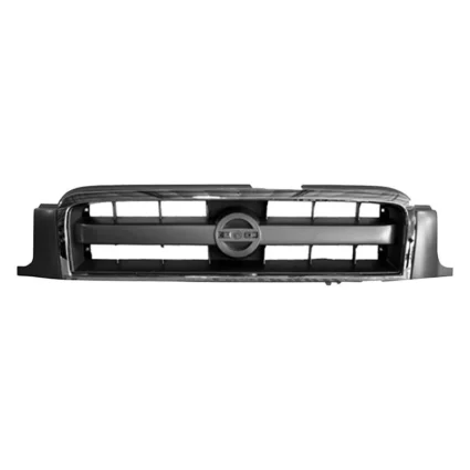 Grille Assembly w/Chrome Inner Frame Dark Gray for Nissan Pathfinder 2003–2004