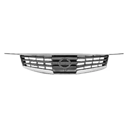 Grille Assembly Silver-Black w/Chrome Frame for Nissan Maxima 2007–2008