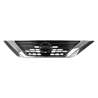 Grille Assembly w/Chrome Molding Silver Gray for Nissan Altima Sedan 2016–2018