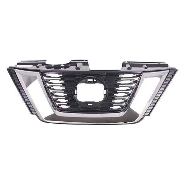 Grille Assembly w/o Front View Camera w/o Premium Pkg for Nissan Rogue S SL Hybrid SV Hybrid SV 2018–2020
