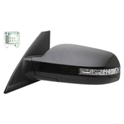 Door Mirror Assembly Left Power Heated w/Signal Lamp w/Cover for Nissan Altima Coupe 2008–2012